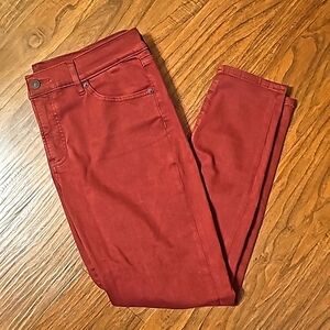 Express Midrise Colored Skinny Jeans